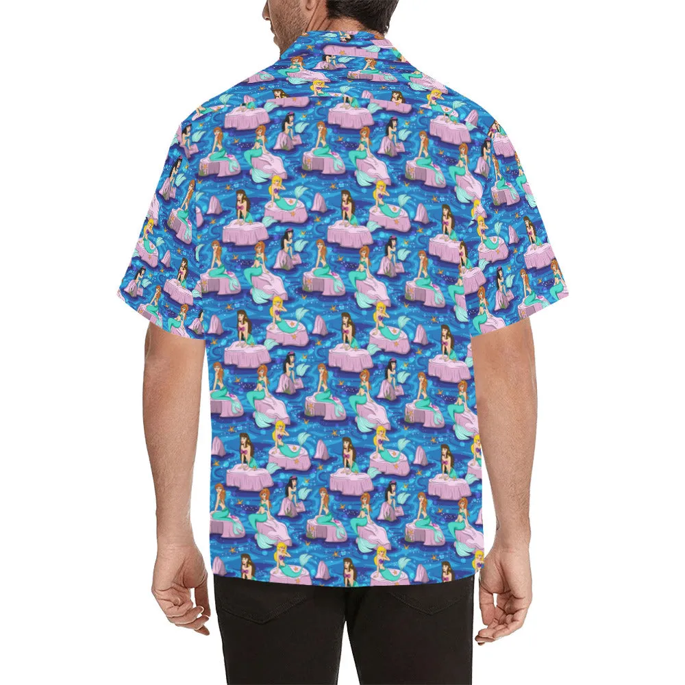 Disney Peter Pan Mermaid Lagoon Hawaiian Shirt