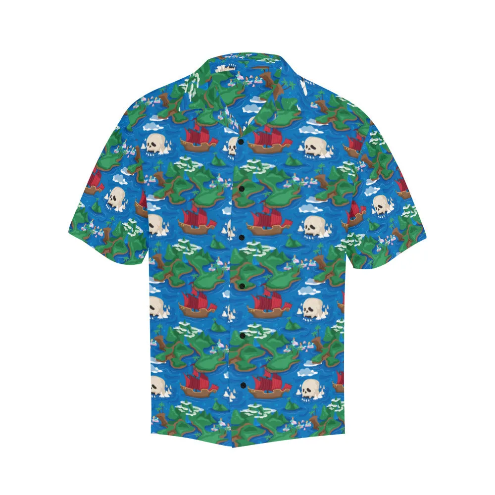 Disney Peter Pan Neverland Map Hawaiian Shirt