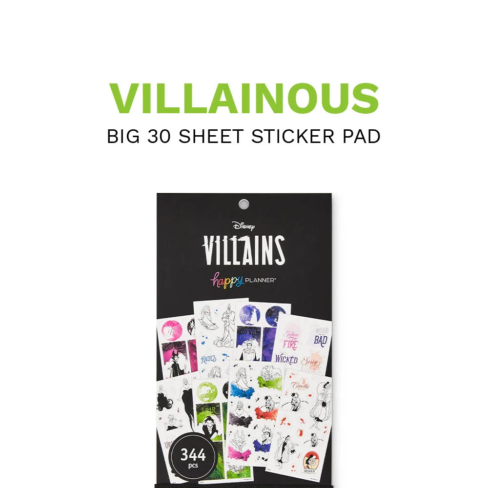 Disney© Villainous Value Pack Stickers - Big