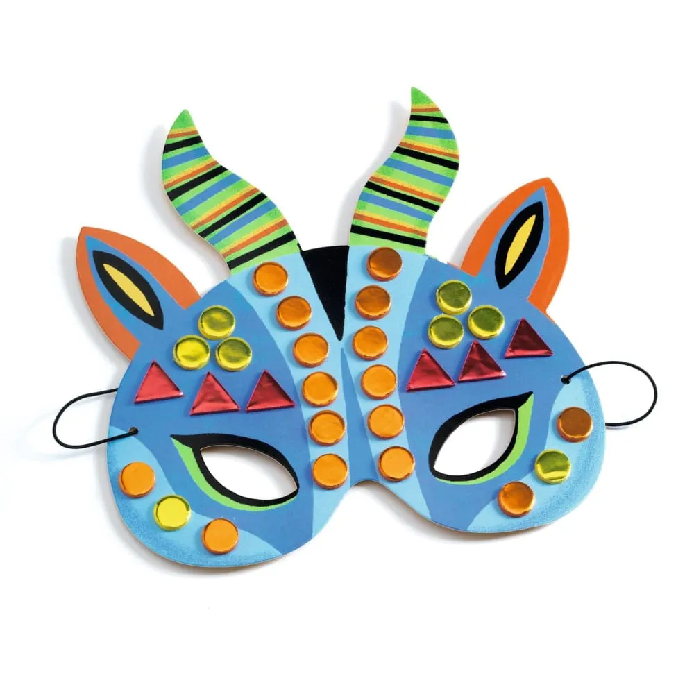 Djeco Do It  Yourself - 8 Mosaic Jungle Masks