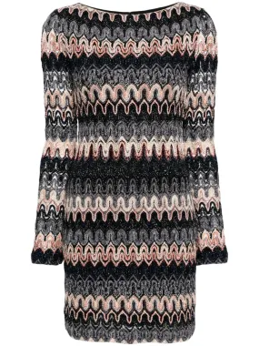 DS24SG1Q Wave print dress