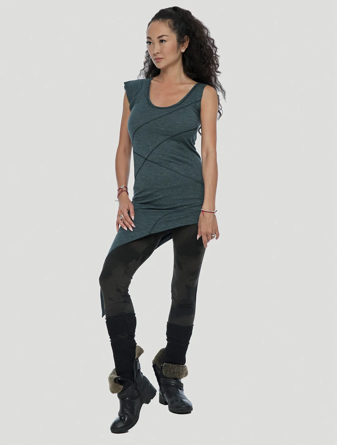 Eka Zip Asymmetrical Tunic