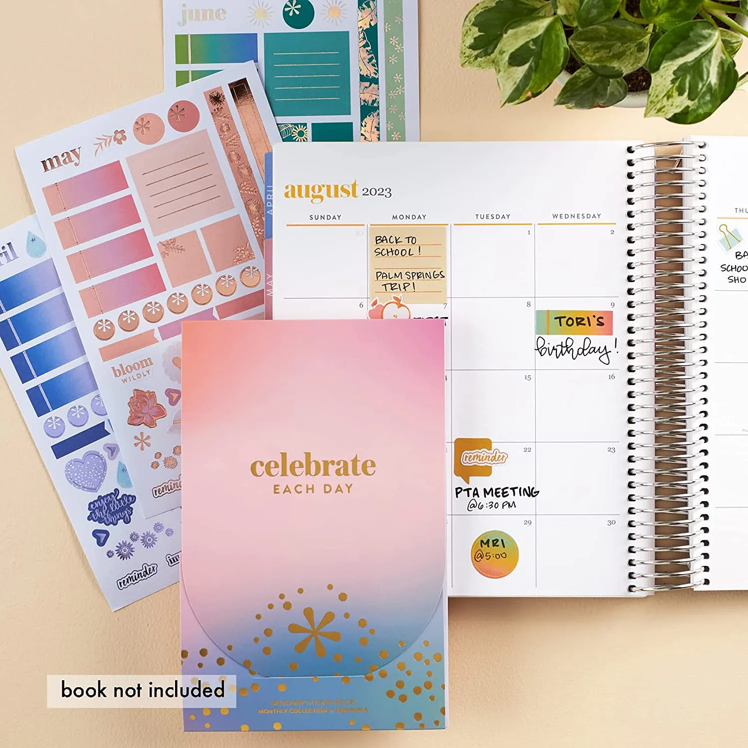 Erin Condren Monthly Sticker Book - Edition8