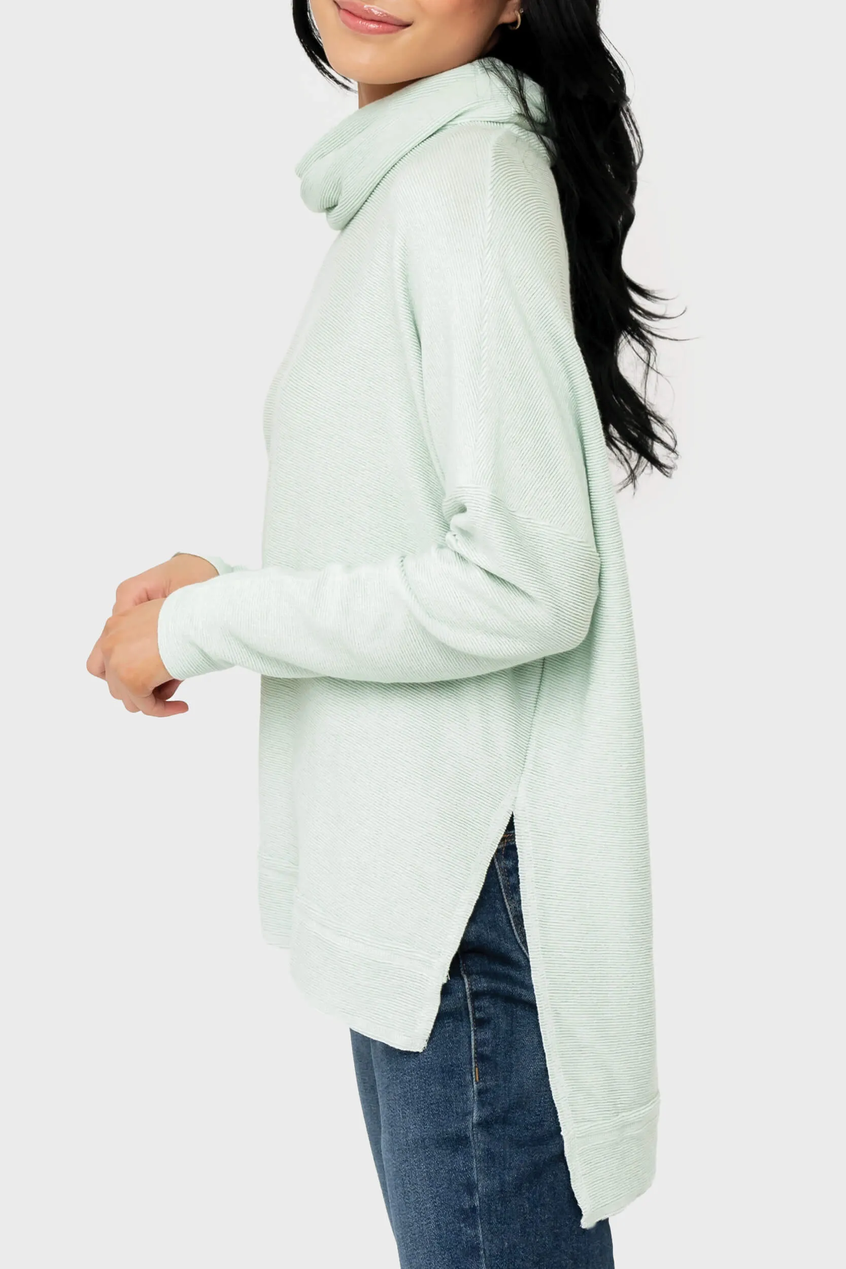 Essential Chic Mock Neck Tunic