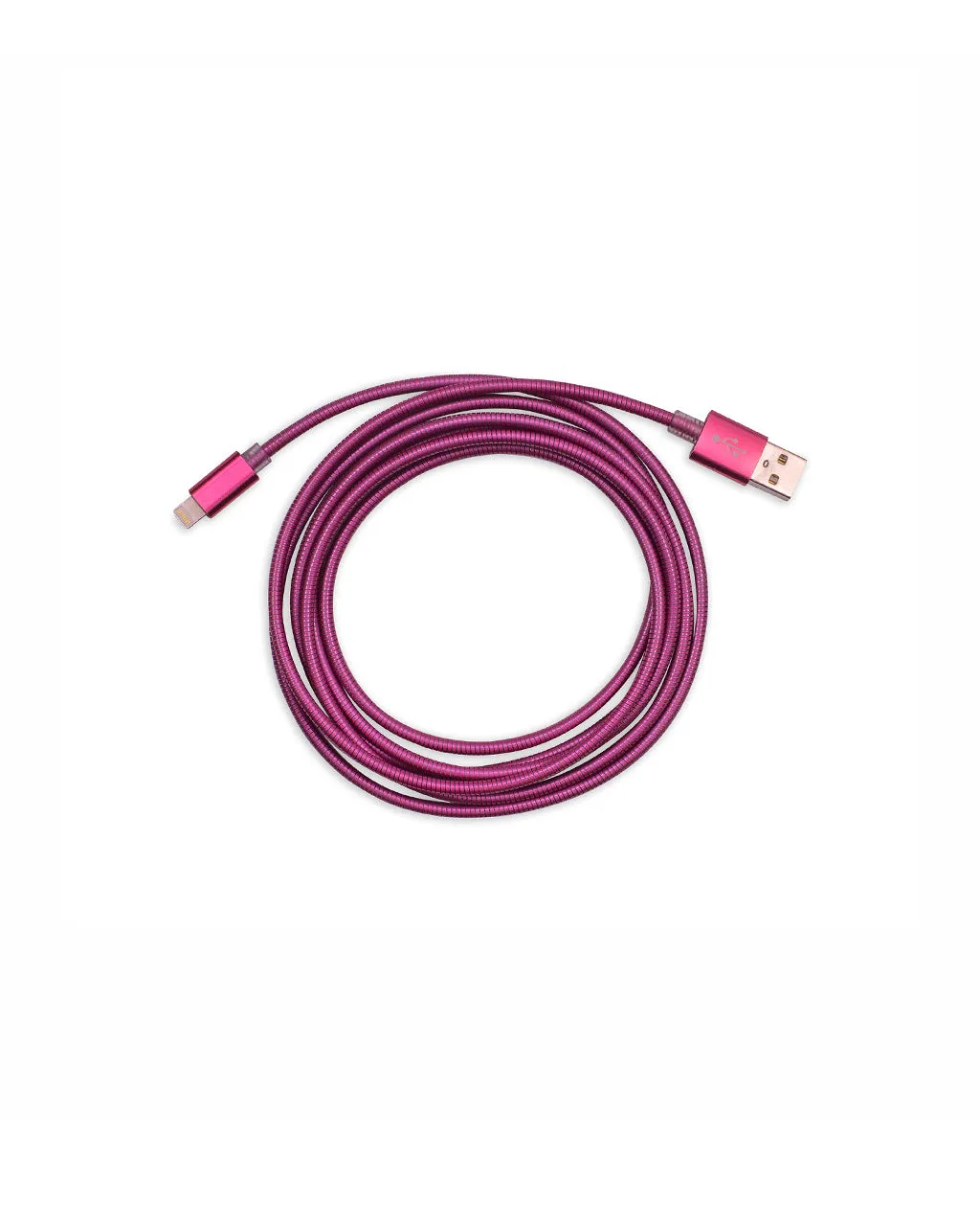 Extra Long Charging Cord - Metallic Pink