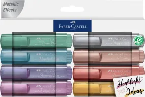 Faber-Castell Textliner 46 metallic wallet of 8