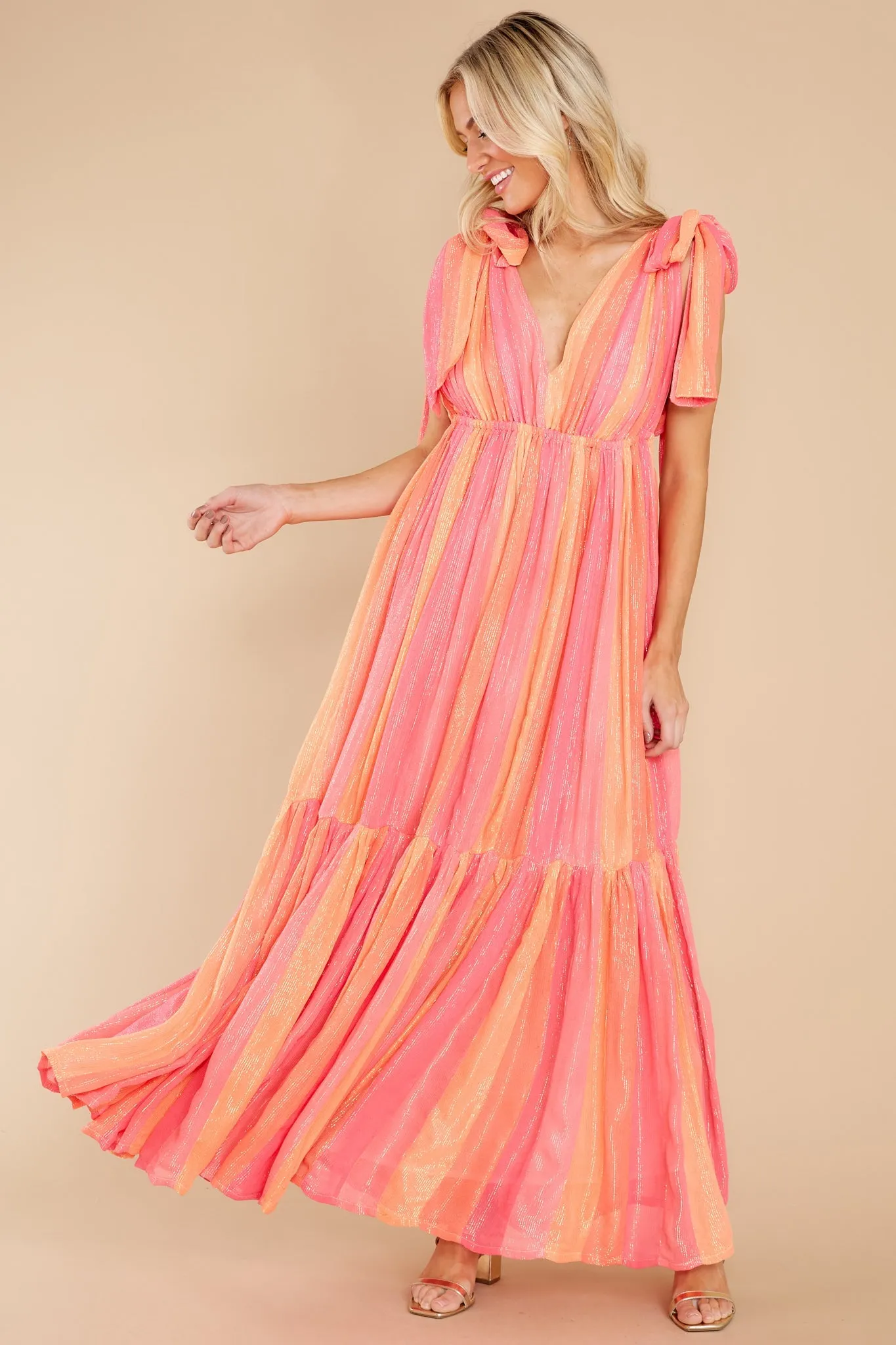 Fanya Marbella Mix Neon Girl Long Dress