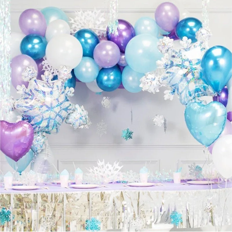 Frozen Themed Balloon Arch - Balloon Garland Kit