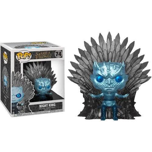 Game of Thrones - Night King on Throne Metallic #74 Deluxe Pop Vinyl Funko Exclusive