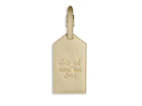 'Girls Just Want To Have Sun' Luggage Tag