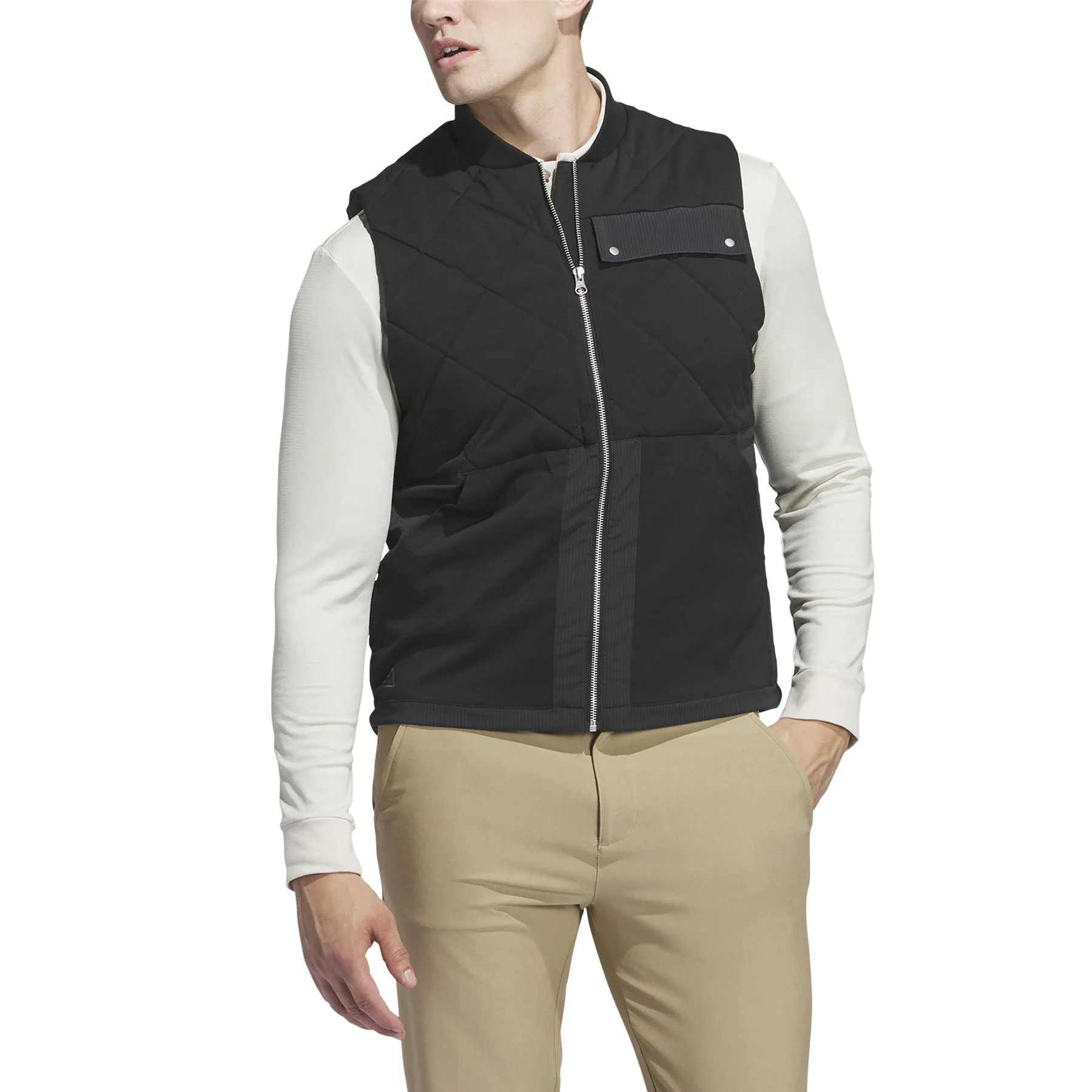 Go-To Quilted DWR Gilet Black - AW24