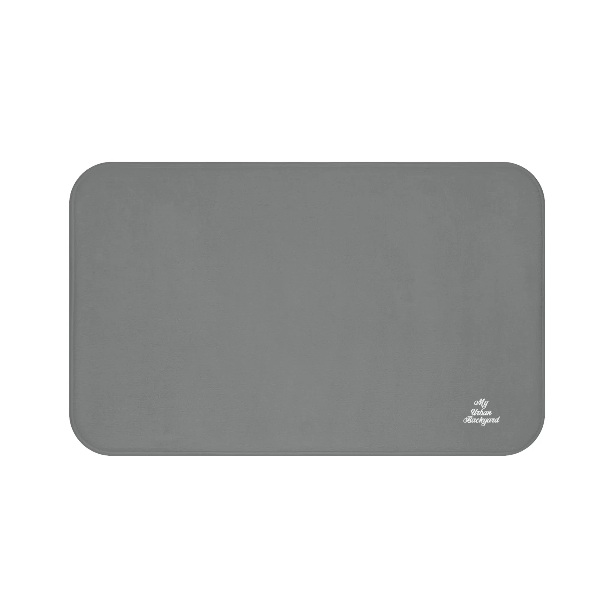 Grey Accent Color, Memory Foam Bath Mat - Cozy Bathroom Essential