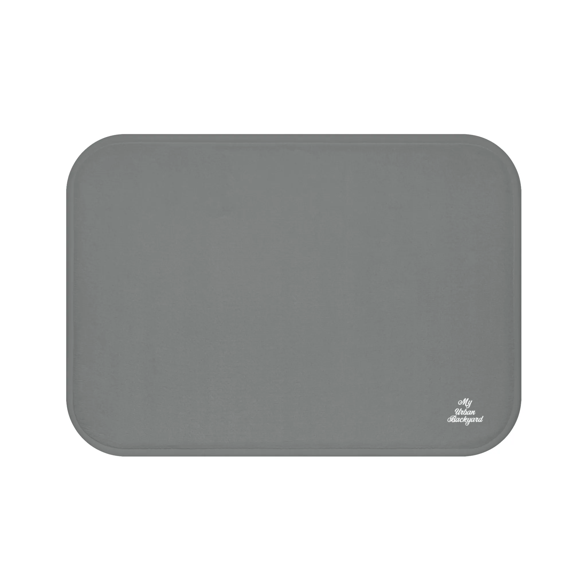 Grey Accent Color, Memory Foam Bath Mat - Cozy Bathroom Essential