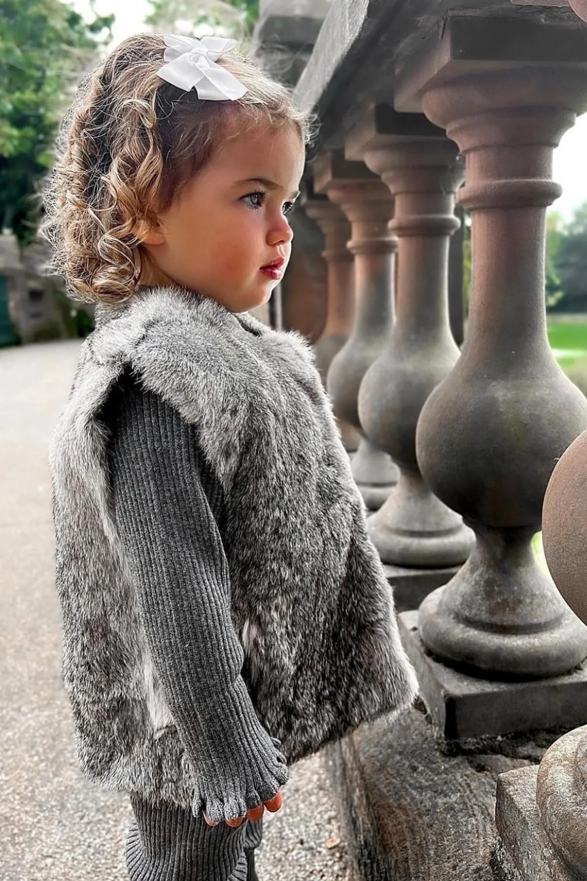 Grey Fur Gilet