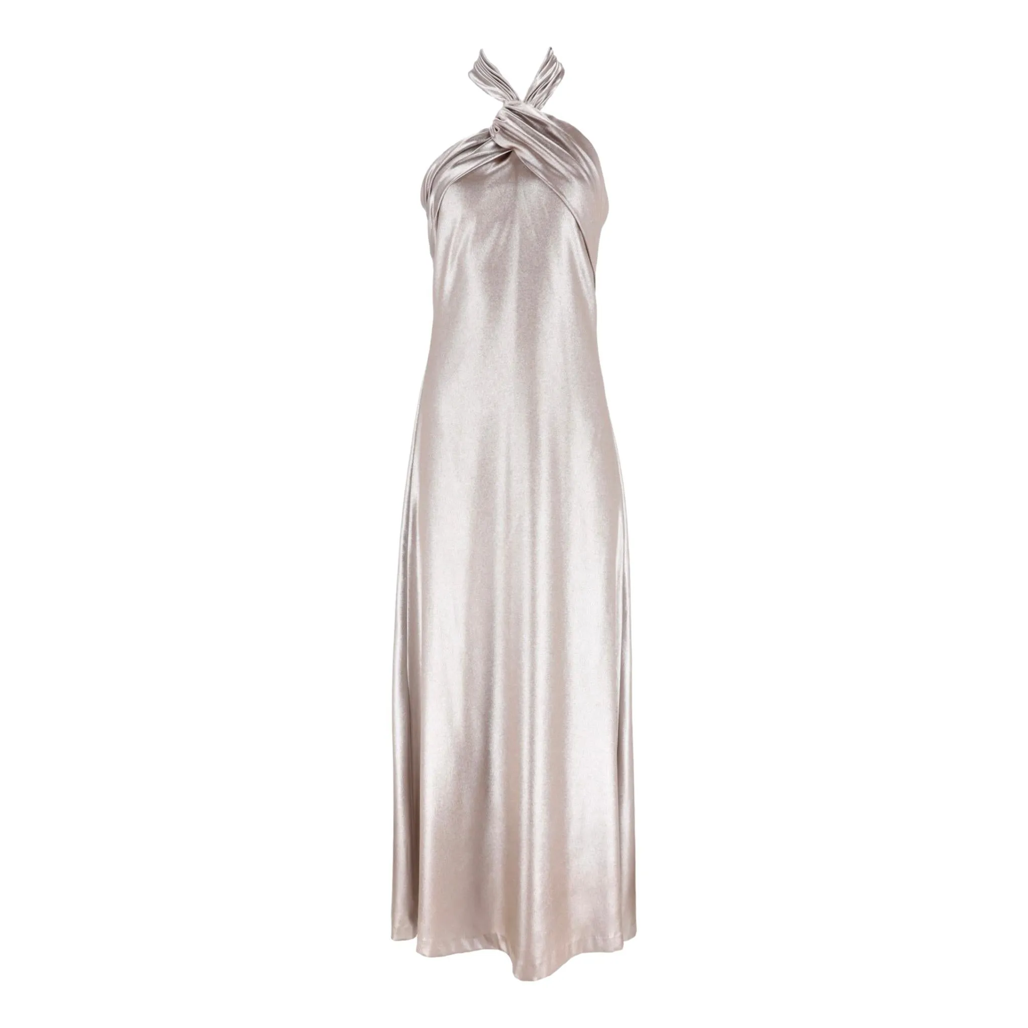 Halston Metallic Gown. Size 4US