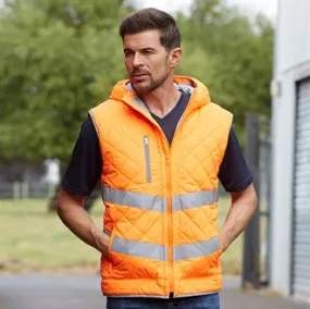 Hi-vis Kensington hooded gilet