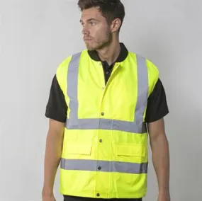 High-visibility bodywarmer