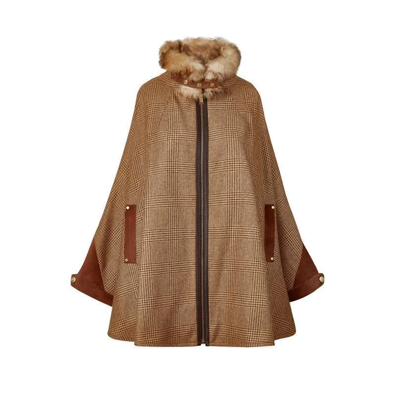 Holland Cooper Chiltern Ladies Cape - Tawny