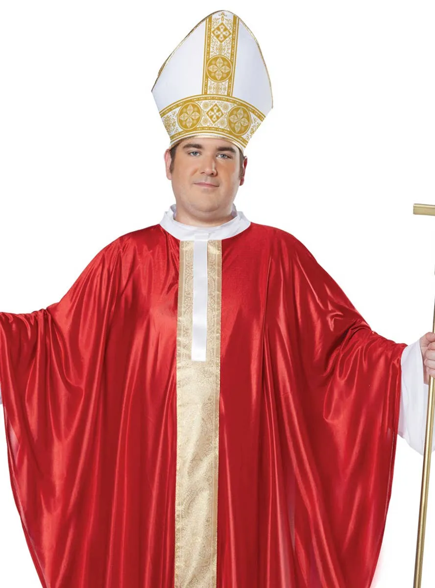 Holy Pope Plus Size Mens Fancy Dress Costume