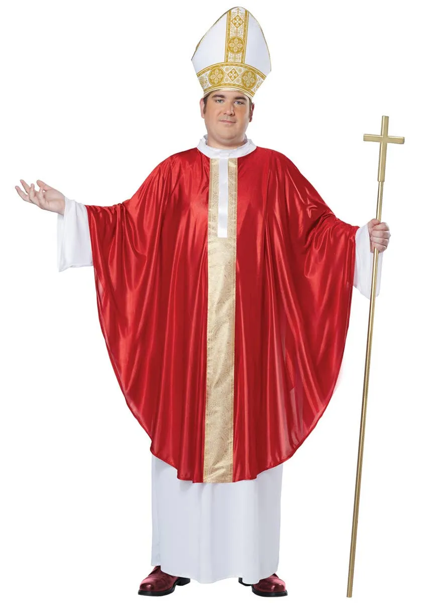 Holy Pope Plus Size Mens Fancy Dress Costume