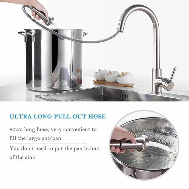 Homelody 2 Functions 360 ° Swivel Non-Slip Spout Kitchen Faucet