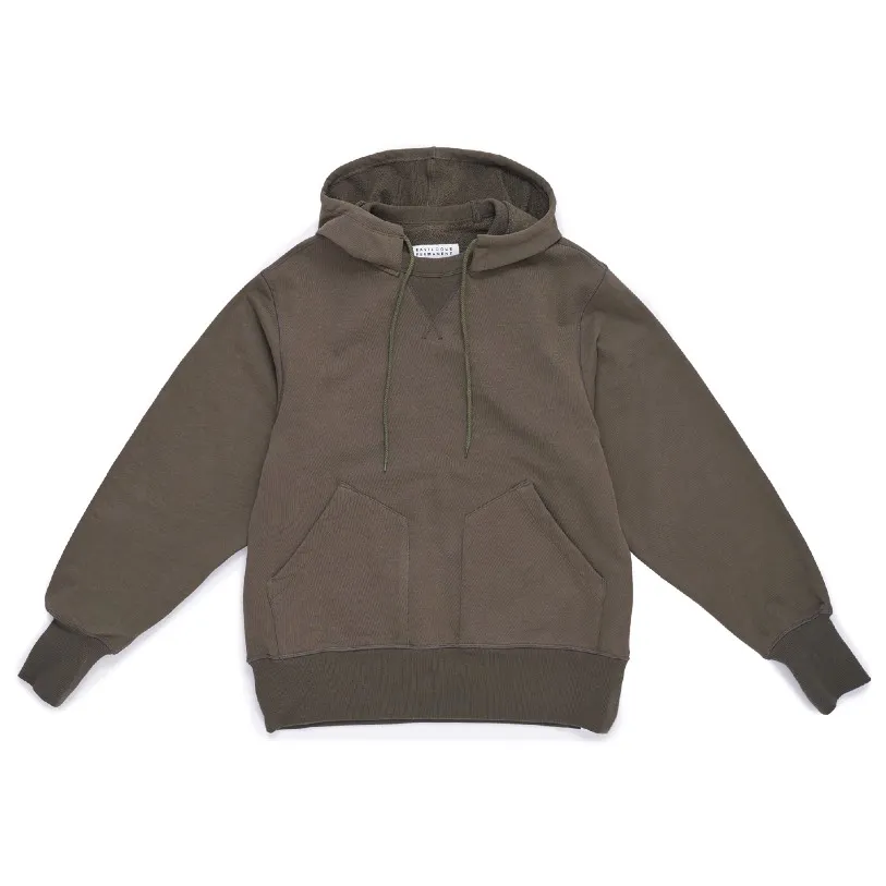 Hooded Sweatshirt in Olive