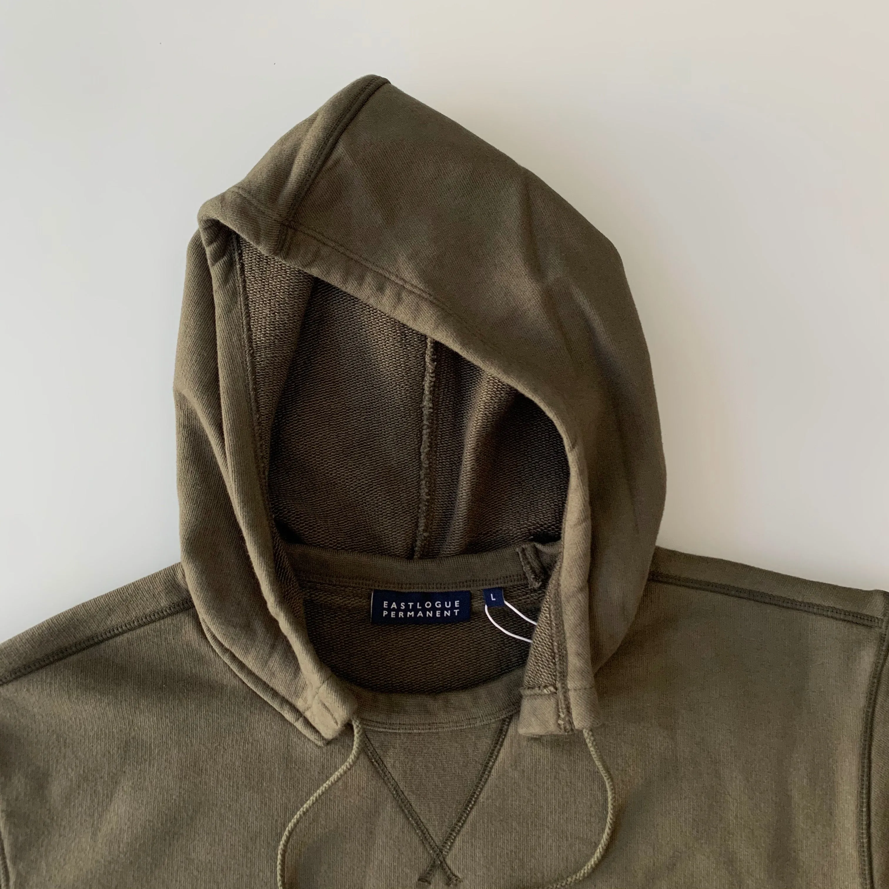 Hooded Sweatshirt in Olive