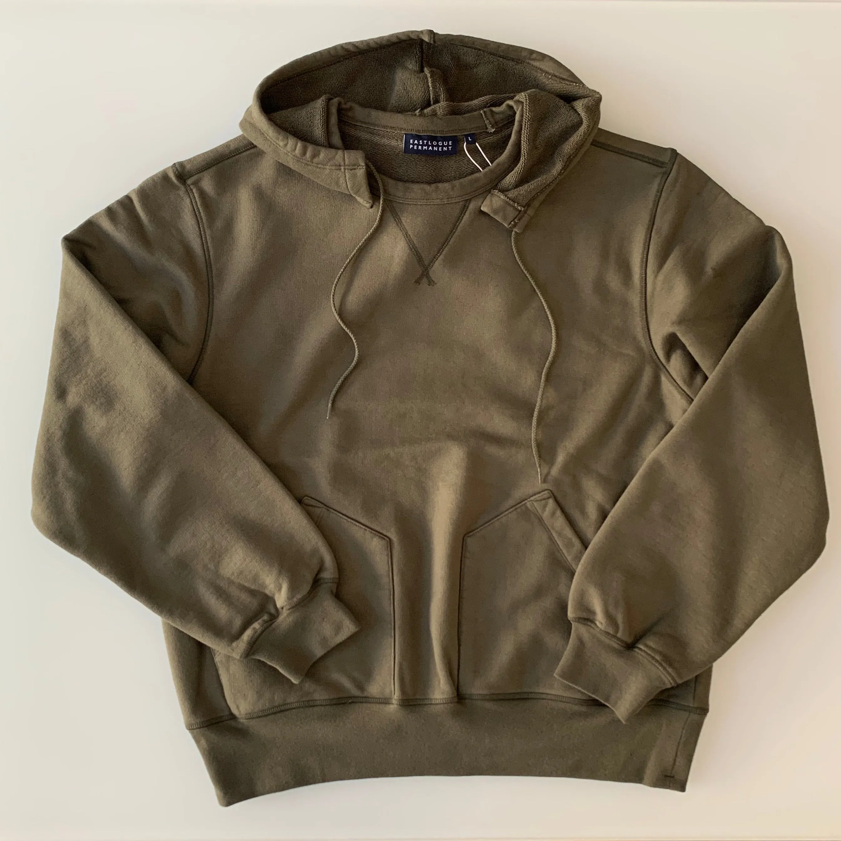 Hooded Sweatshirt in Olive