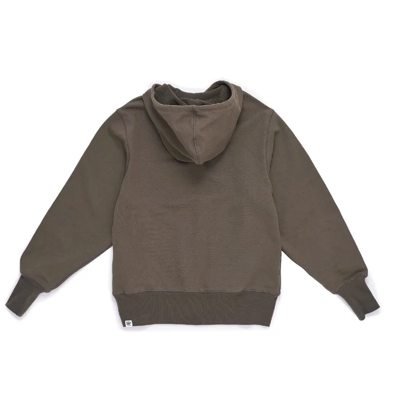 Hooded Sweatshirt in Olive