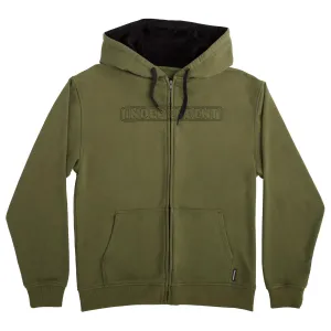 INDEPENDENT ZIP HOOD BAR STITCH OLIVE