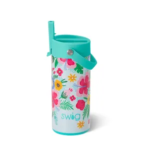 Island Bloom Flip   Sip Slim Tumbler 12oz