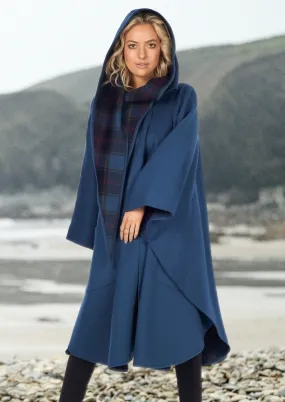 Jimmy Hourihan Teal Wool Walking Cape