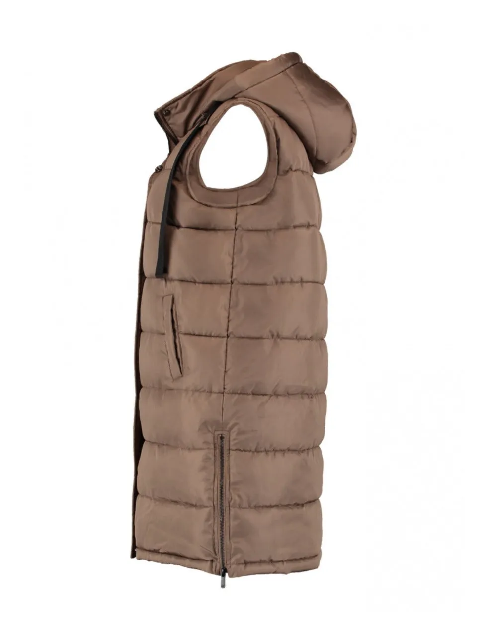 Kehlani Taupe Padded Gilet