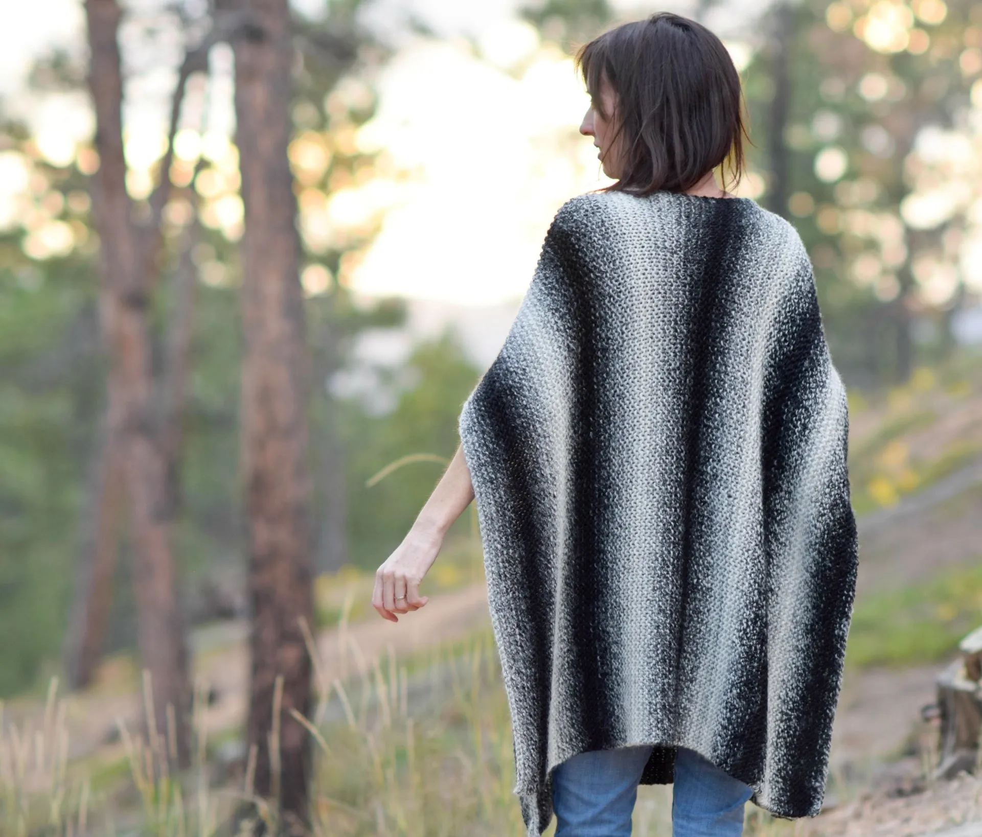 Knit Kit - Aspen Relaxed Poncho