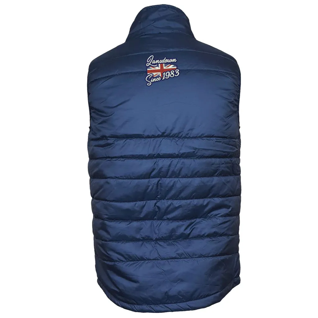 Lansdown Mens Padded Gilet - Navy