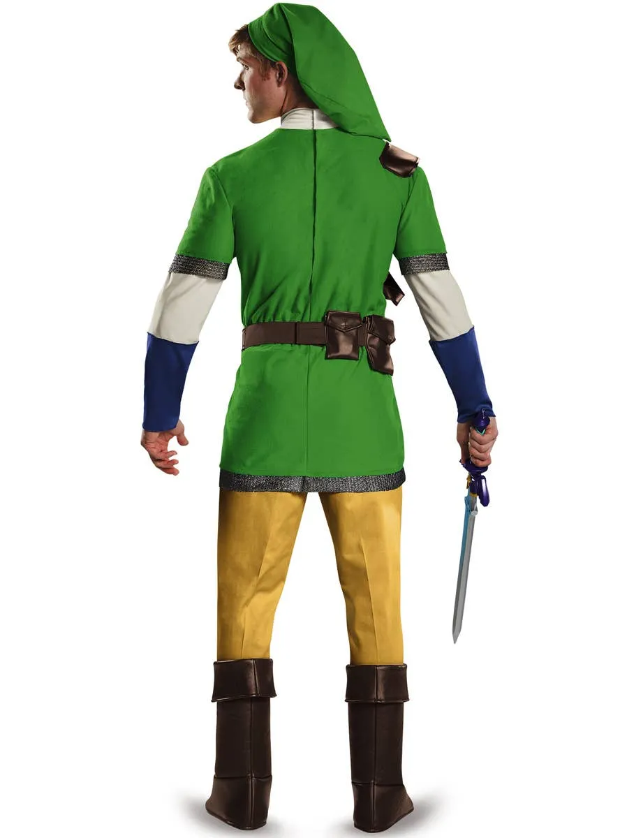 Legend of Zelda Mens Deluxe Plus Size Link Costume