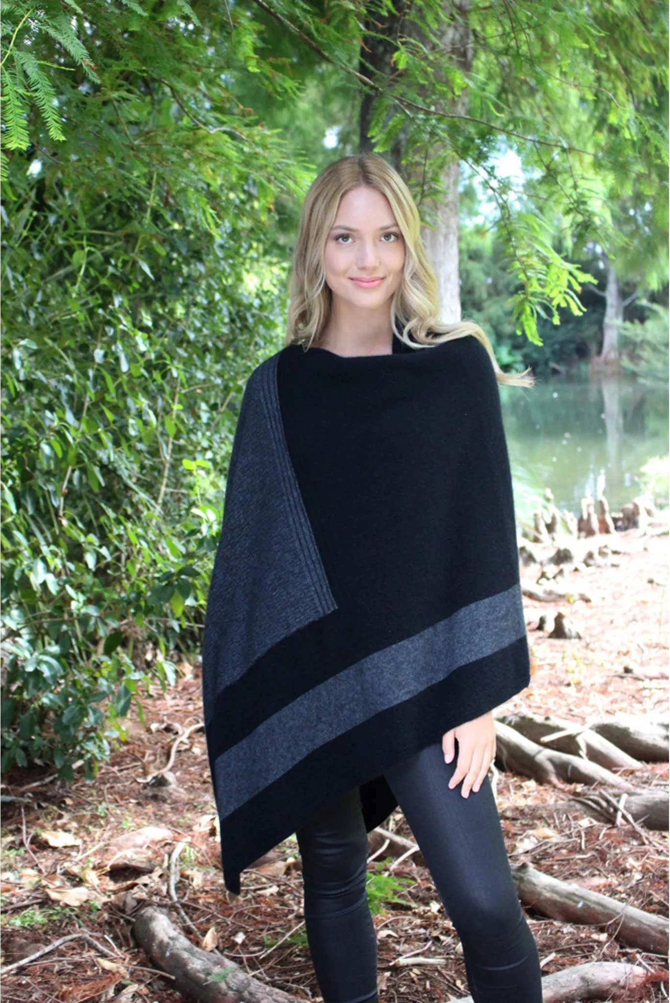 Lothlorian Merino Wool and Possum Fur Cosset Poncho