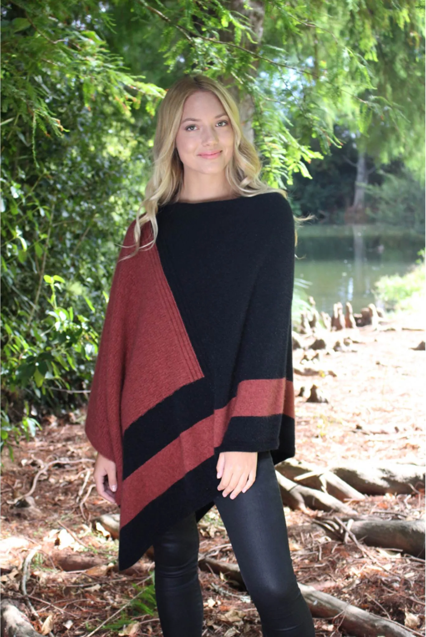 Lothlorian Merino Wool and Possum Fur Cosset Poncho