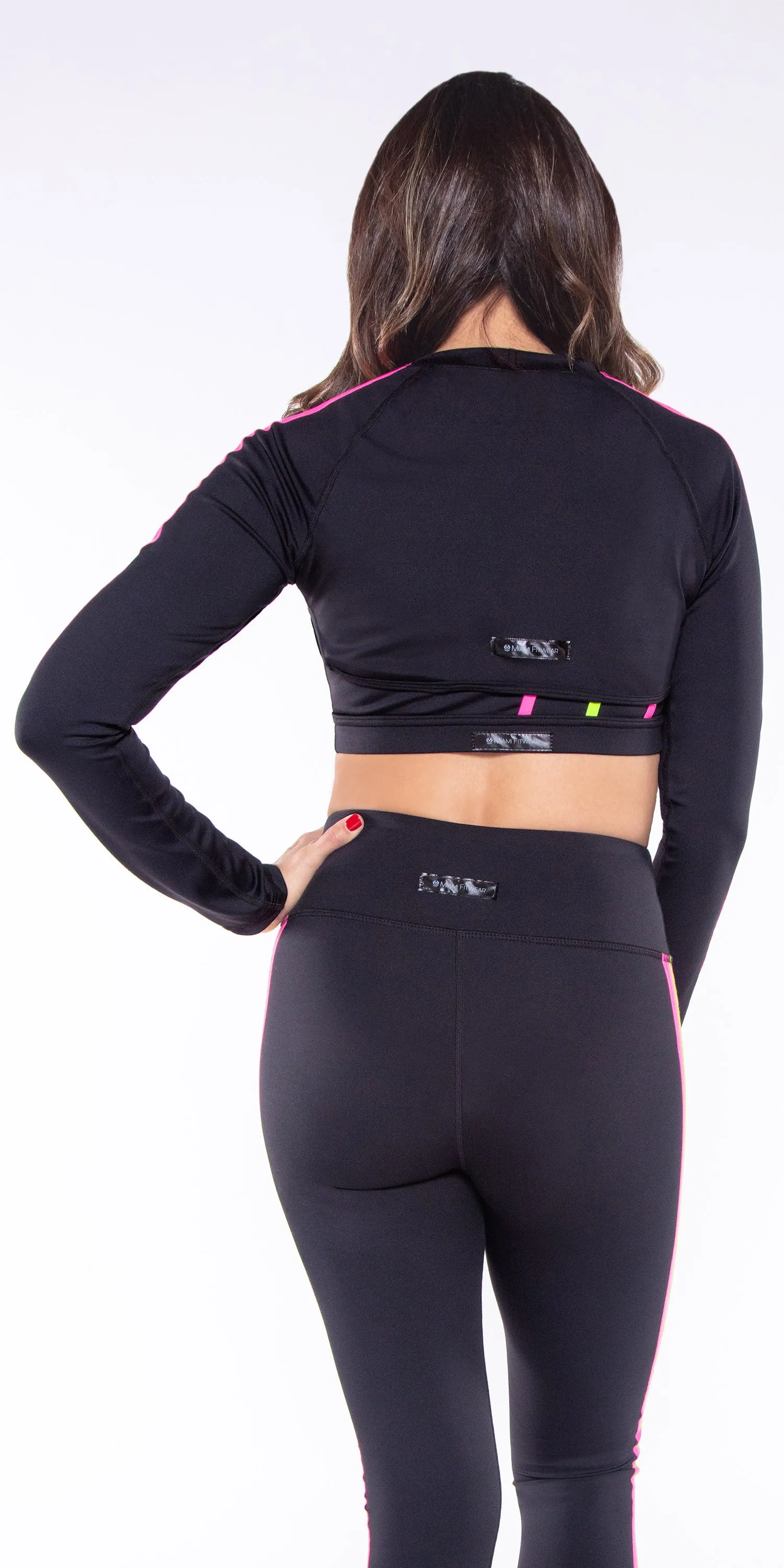 LUX Electric Spark - Maxxi Crop Long-Sleeve Top