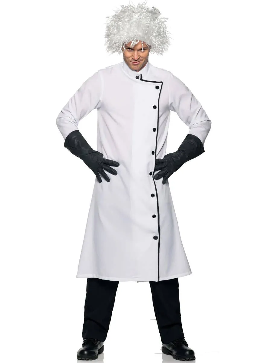 Mad Scientist Mens White Plus Size Halloween Costume