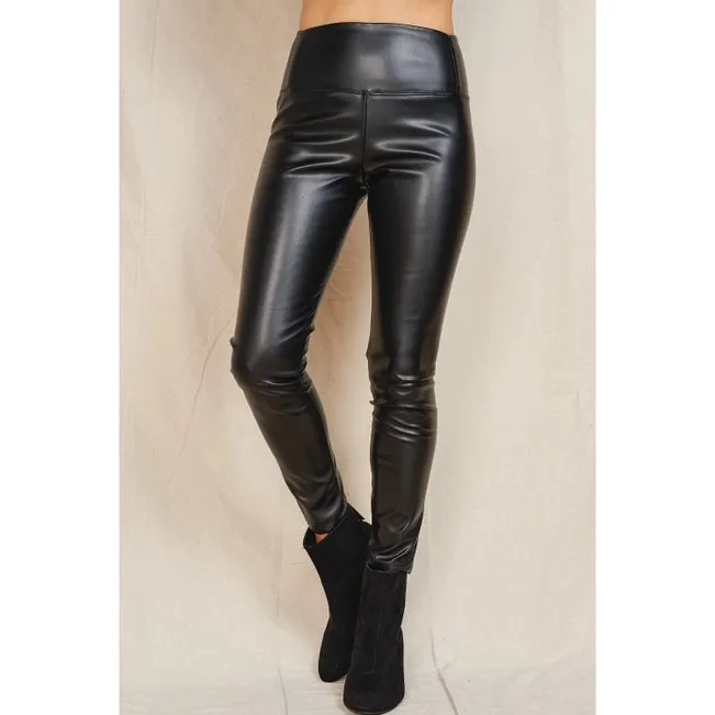 Maronie Faux Leather Pants