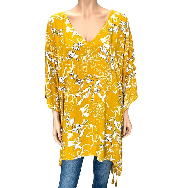 Maya Cool breezy Tunic Top free size AU 12-22-More styles available