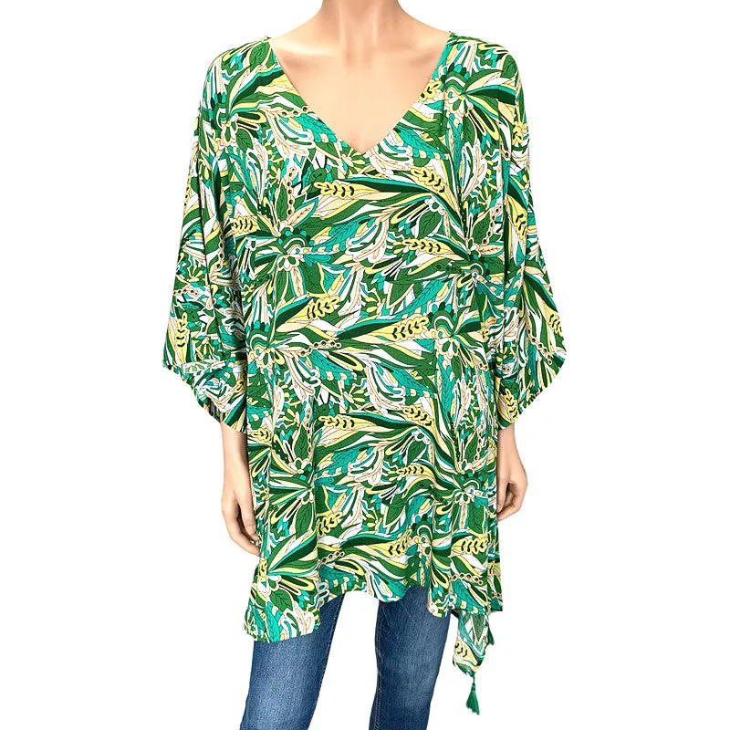 Maya Cool breezy Tunic Top free size AU 12-22-More styles available