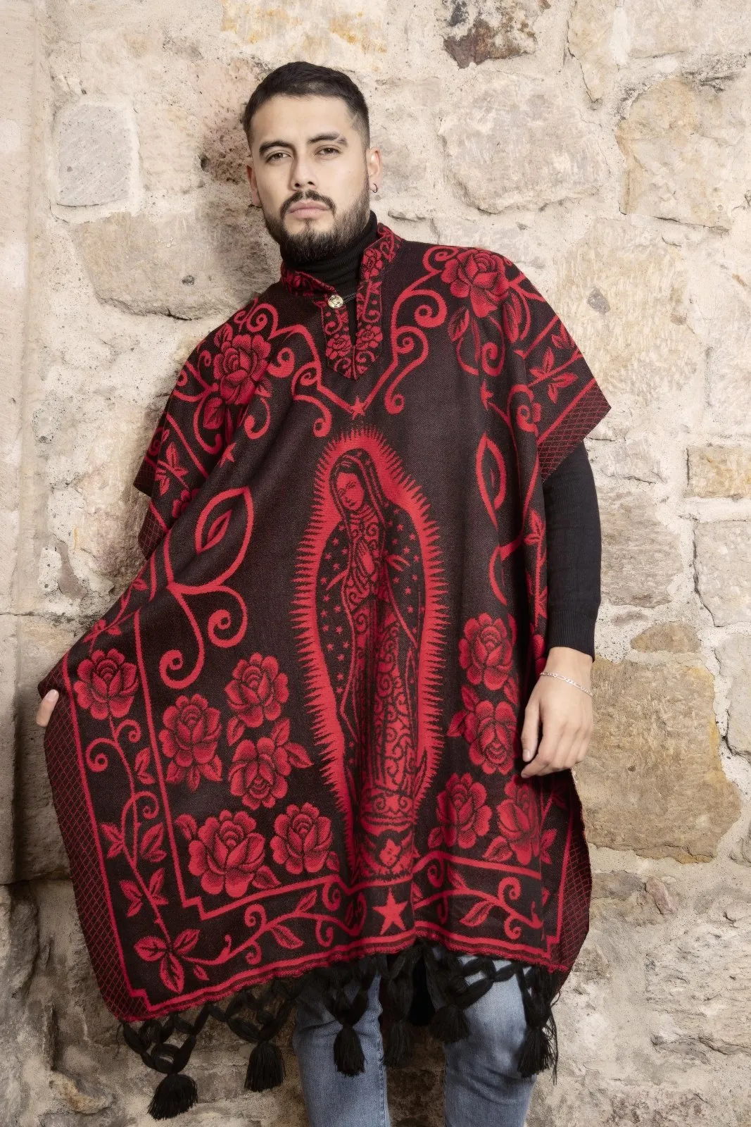 Men's Virgin Mary Poncho