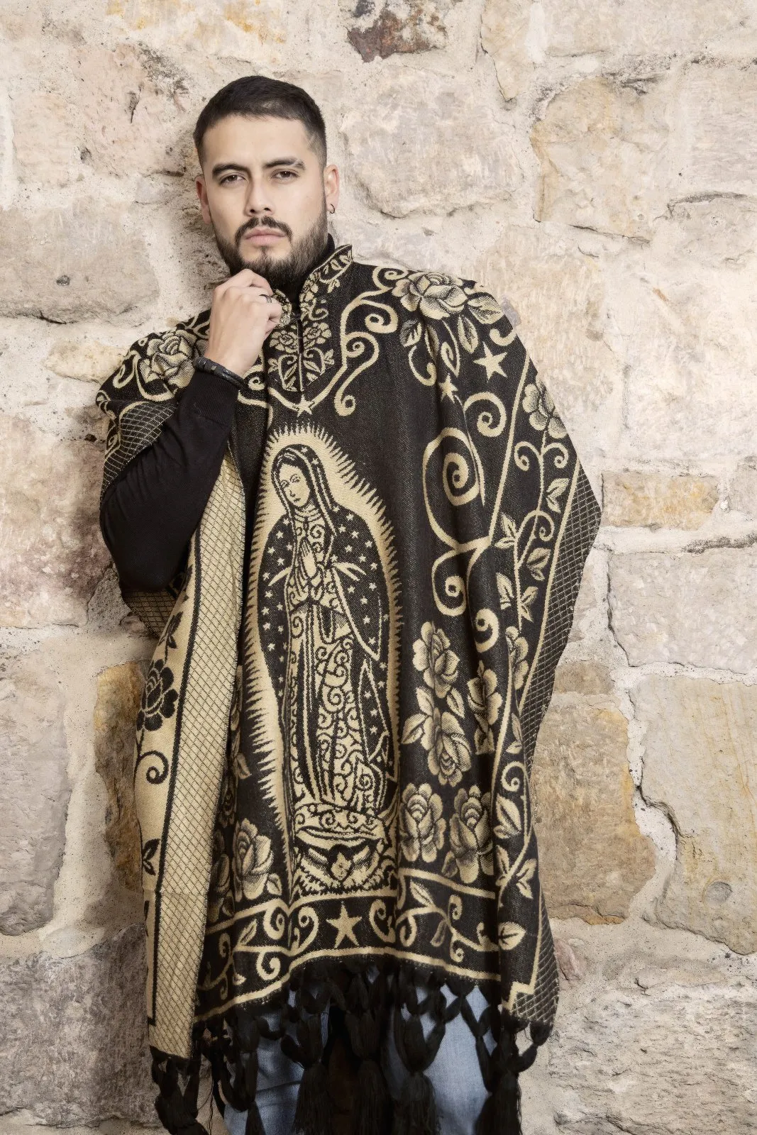 Men's Virgin Mary Poncho