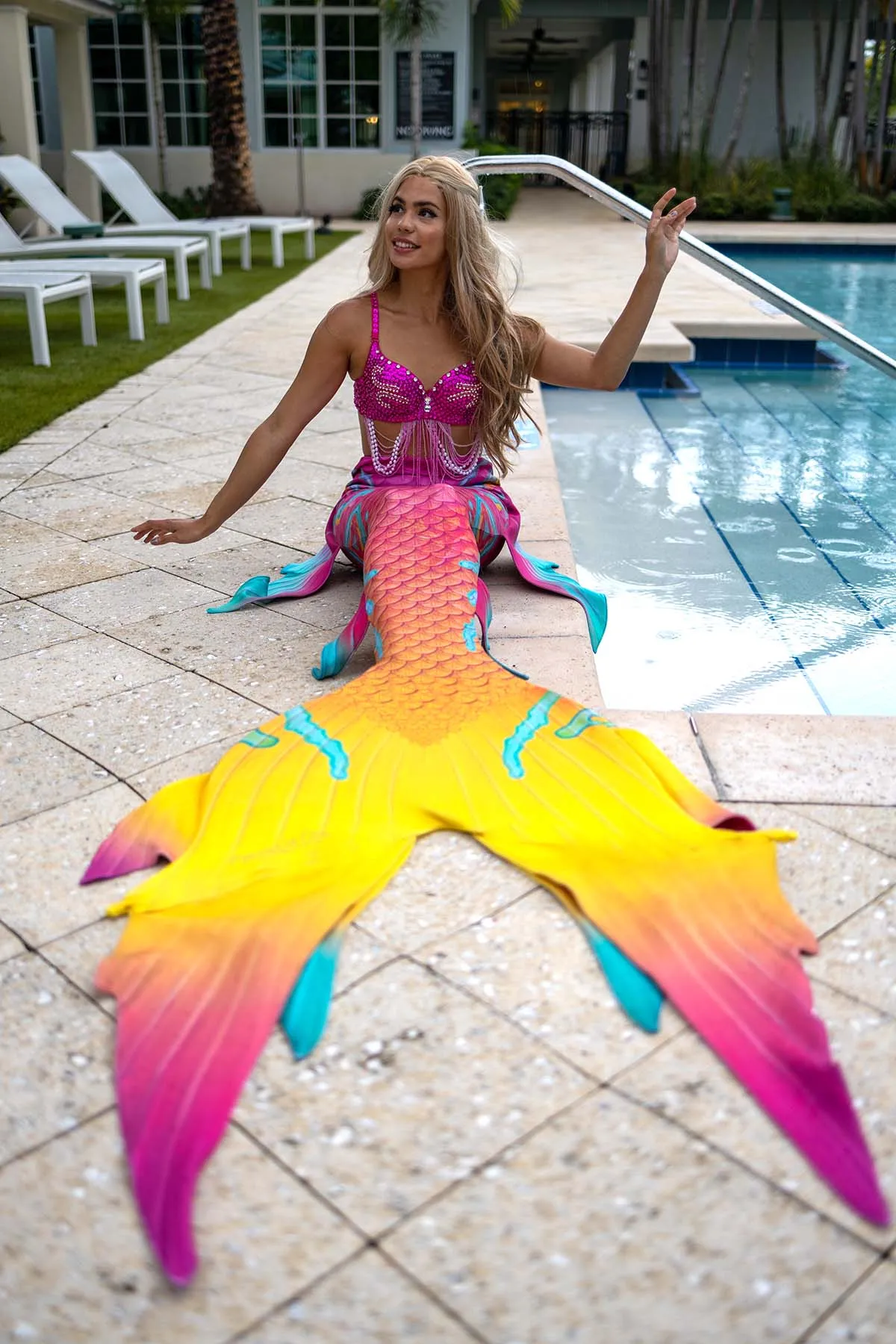 Mermaid Elle's Miami GalleryTail - In Stock