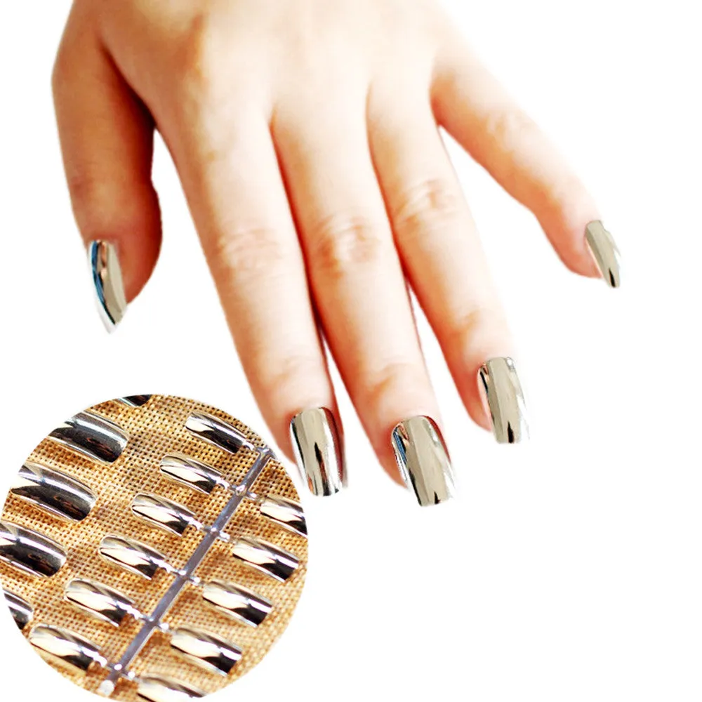 Metallic Finger Nails