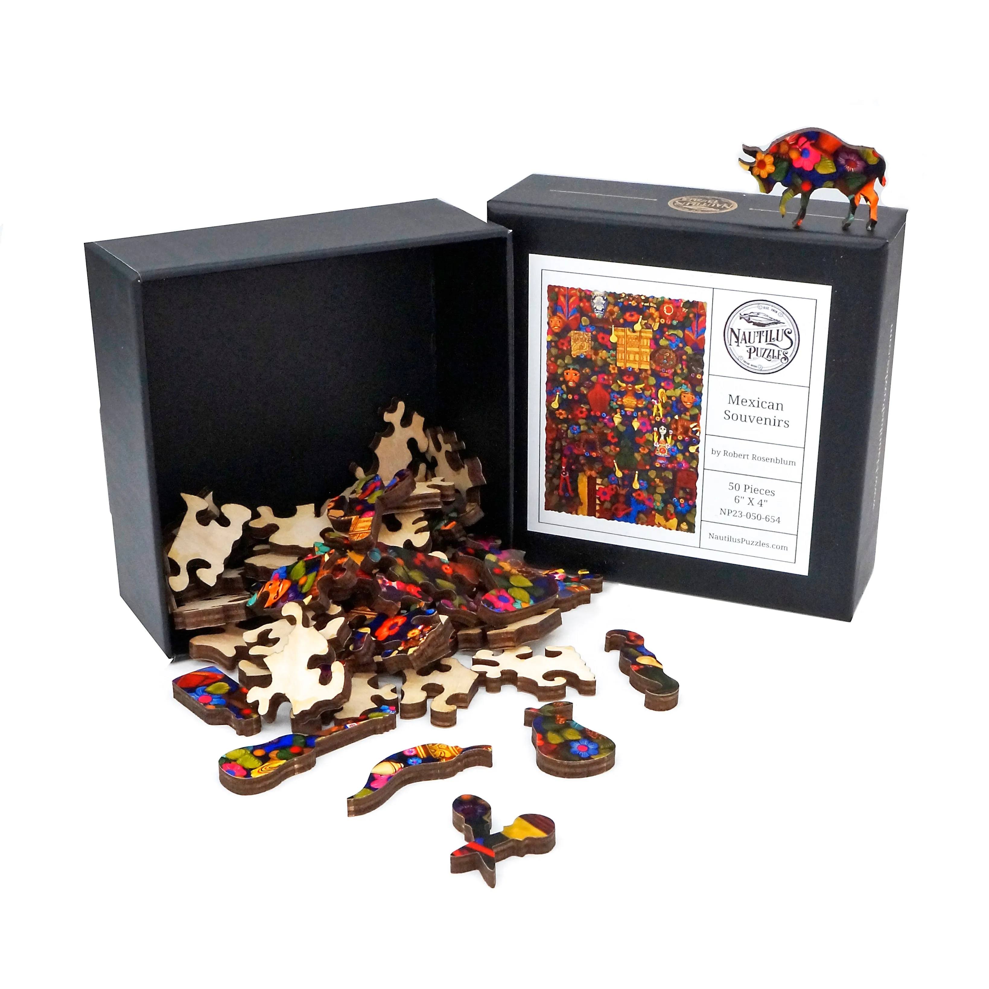 Mexican Souvenirs (50 Piece Mini Wooden Jigsaw Puzzle)