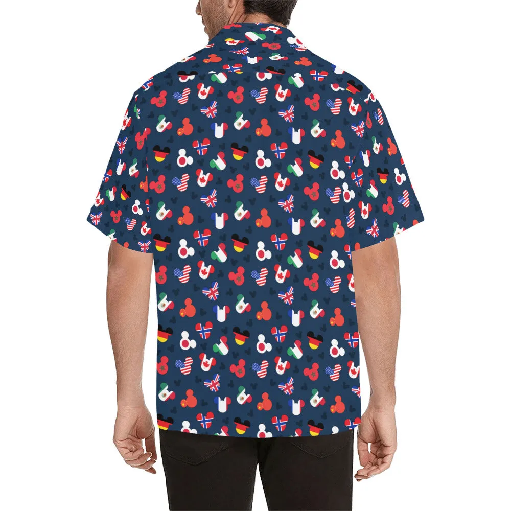 Mickey Flags Hawaiian Shirt