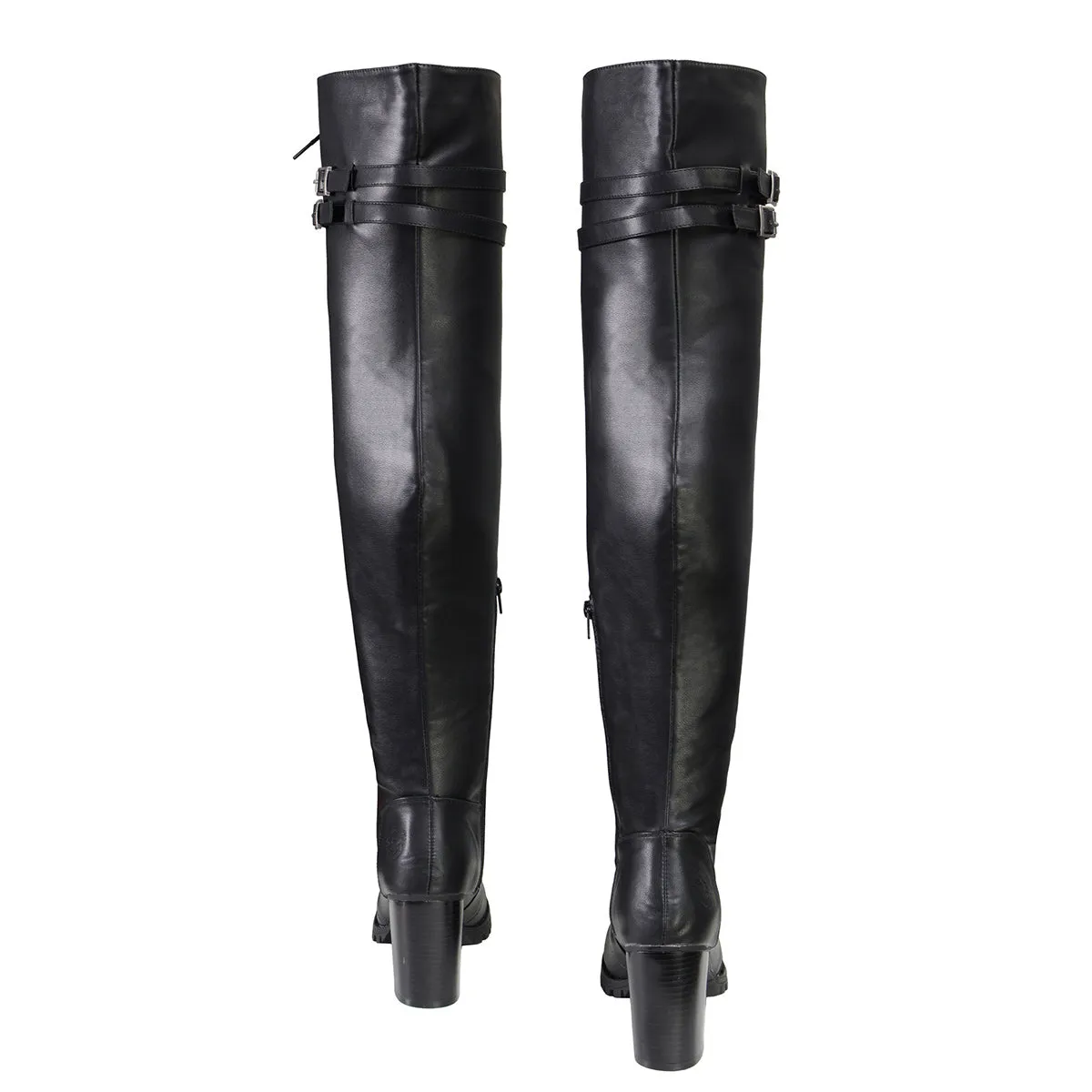 Milwaukee Leather Women's Black Above the Knee Lace-Up Fashion Casual